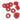 Gemini Taurus II.2 and Taurus 3 Ring Saws Red Gear Grommets (pair)