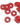 Gemini Taurus II.2 and Taurus 3 Ring Saws Red Gear Grommets (pair)