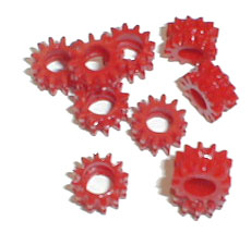 Gemini Taurus II.2 and Taurus 3 Ring Saws Red Gear Grommets (pair)