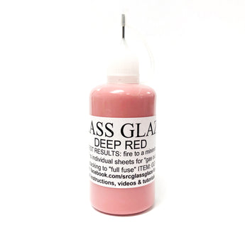 Deep Red Glass Glaze 50ml bottle