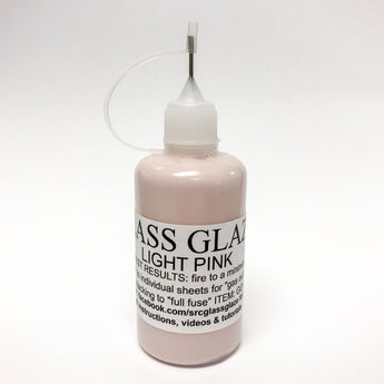 Light Pink Glass Glaze 50ml bottle