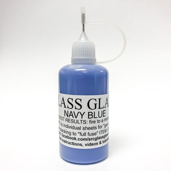 Navy Blue Glass Glaze 50ml bottle