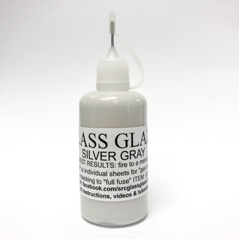 Silver Gray Glass Glaze 50ml bottle