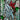 Peacock Bevel Cluster-Faces Right