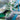 Whale Tail Bevel Cluster - Green