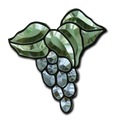 Grapes Bevel Cluster - Blue/Green