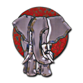 Elephant Bevel Cluster - Grey/Clear
