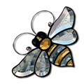 Bumble Bee Bevel Cluster - Yellow/Grey