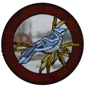 Bluejay Bevel Cluster - Blue/Clear/Grey