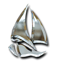Sailboat Bevel Cluster