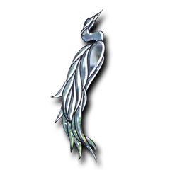 Heron Bevel Cluster, Facing Right