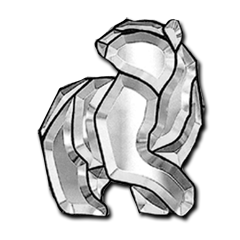 Polar Bear Bevel Cluster