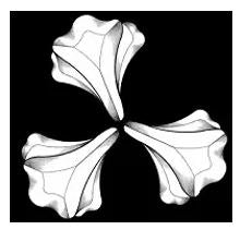 Bellflower Bevel Cluster