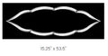 Oval Border Bevel Cluster