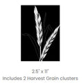 Clear Wheat Bevel Cluster