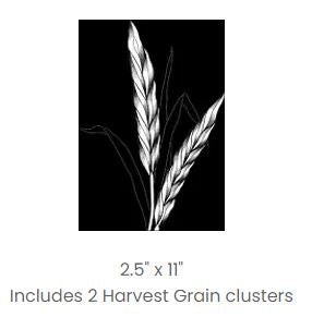 Clear Wheat Bevel Cluster
