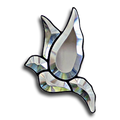 Small Dove Bevel Cluster-Left