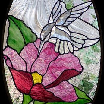Large Hummingbird Bevel Cluster, Facing Left