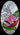Large Hummingbird Bevel Cluster, Facing Right