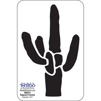 Saguaro Cactus Stencil