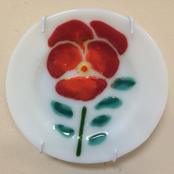 Single Poppy Stencil