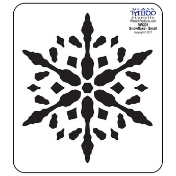 Small Snowflake Stencil