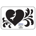 Heart Flourish Stencil