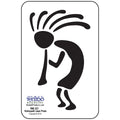 Kokopelli Jazz Flute Stencil