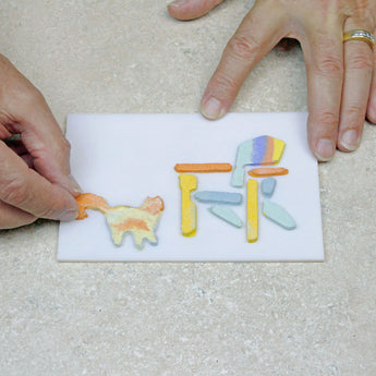 Cute Kitten Wafer Stencil