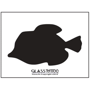 Stencil Butterflyfish Wafer Stencil