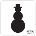Snowman Bauble Wafer