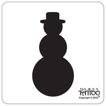 Snowman Bauble Wafer