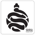 Swirly Ball Bauble Stencil