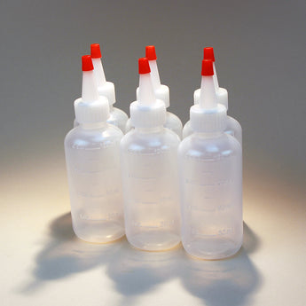 Set of 6 squeeze bottles for Tattoo Gue Stencil System