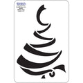 Ribbon Tree Stencil