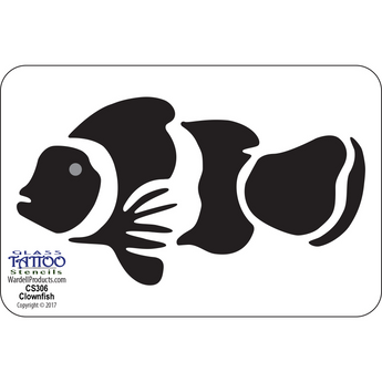 Clownfish Stencil