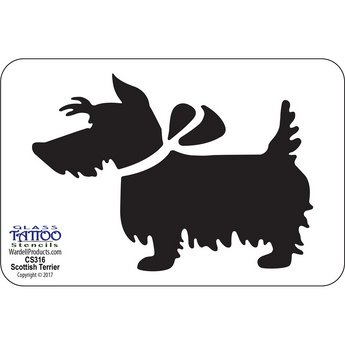 Scottish Terrier Stencil