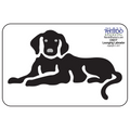 Lounging Labrador Dog Stencil