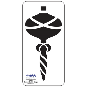 Spinner Bauble Stencil