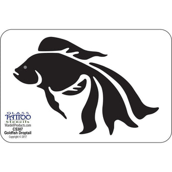 Goldfish Droptail Stencil