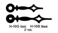 Clock Hands 2" Gold