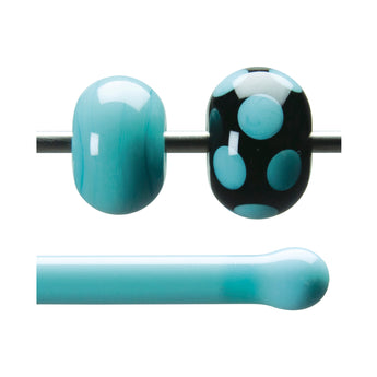 Bullseye Hot Rodz - Turquoise Opaque, Each