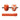 Bullseye Hot Rodz - Orange Opalescent, Fusible