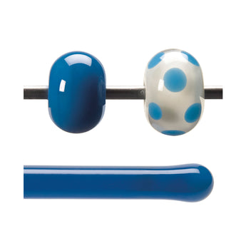 Bullseye Hot Rodz - Egyptian Blue Opalescent, Fusible