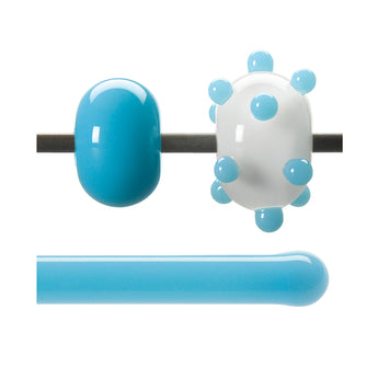 Bullseye Hot Rodz - Light Cyan Opalescent, Fusible