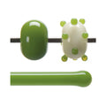 Bullseye Hot Rodz - Pea Pod Opalescent, Fusible