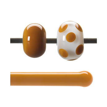 Bullseye Hot Rodz - Butterscotch Opalescent, Fusible