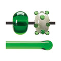 Bullseye Hot Rodz - Light Green Transparent, Fusible