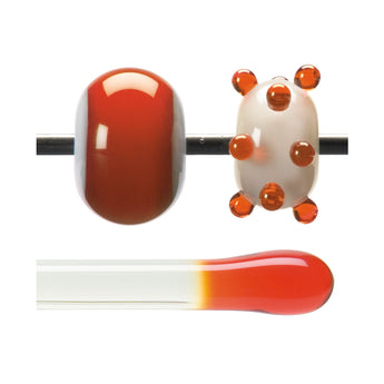 Bullseye Hot Rodz - Orange Transparent, Striker, Fusible