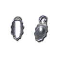 Sterling Silver Plated Earring Bails (24 ea.)